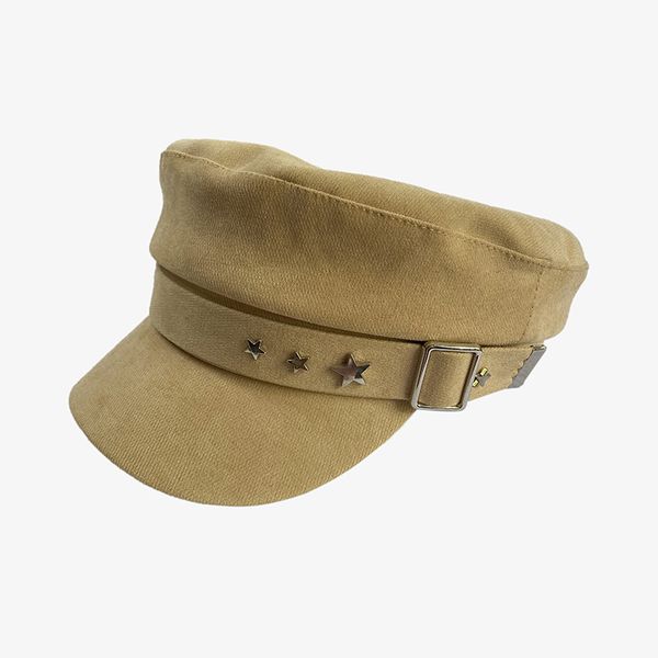berets beret women octagonal hat autumn and winter metal five-pointed star flat navy men's tide wild fashion caps, Blue;gray
berets beret women octagonal hat autumn and winter metal five-pointed star flat navy men's tide wild fashion caps, Blue;gray