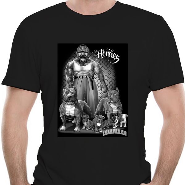 lowrider homies kennel club pitbull pit cholo gangster dga brand clothing figurecool casual pride t shirt men 9311d
lowrider homies kennel club pitbull pit cholo gangster dga brand clothing figurecool casual pride t shirt men 9311d