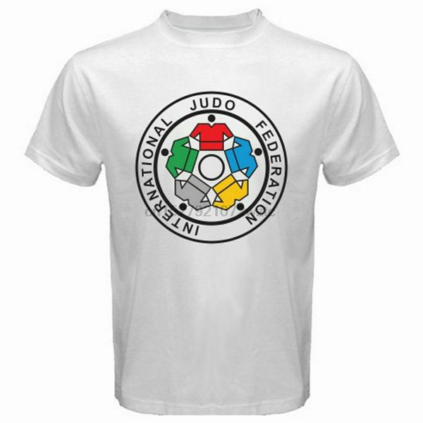 new ijf international judo federation logo men's t-shirt size s-2xl