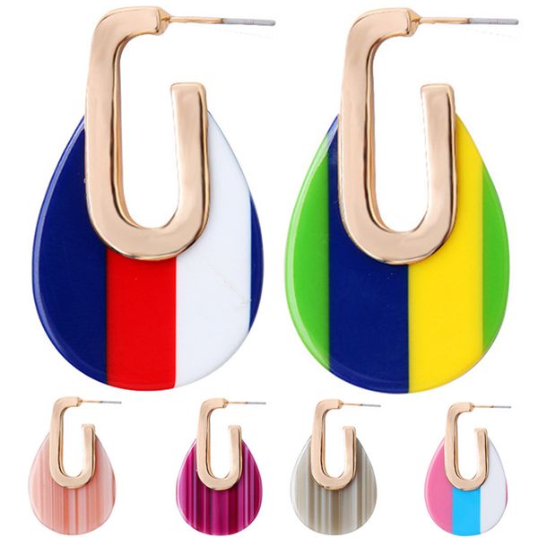 stud fooderwerk jewelry simple geometric acetate earrings ladies bohemian colorful oval fashion girl gift, Golden;silver
stud fooderwerk jewelry simple geometric acetate earrings ladies bohemian colorful oval fashion girl gift, Golden;silver