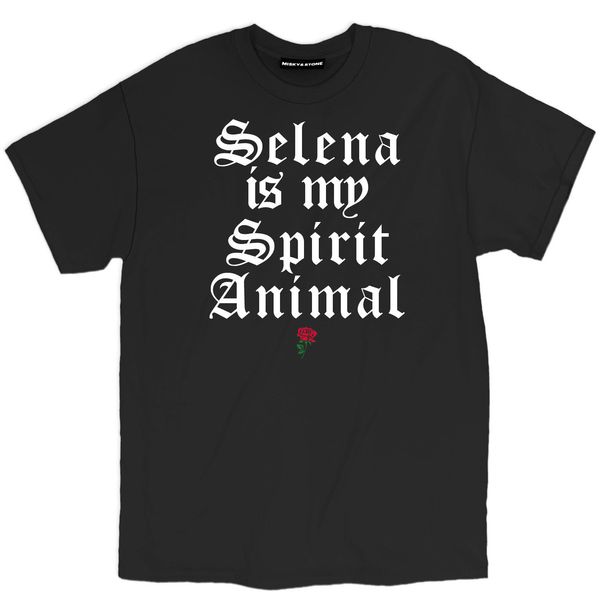 2019 new design short-sleeve fashion streetwear selena is my spirit rose custom shirts
2019 new design short-sleeve fashion streetwear selena is my spirit rose custom shirts