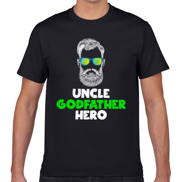 t shirt men uncle godfather hero funny funcle meme godparent summer harajuku geek custom male tshirt xxxl