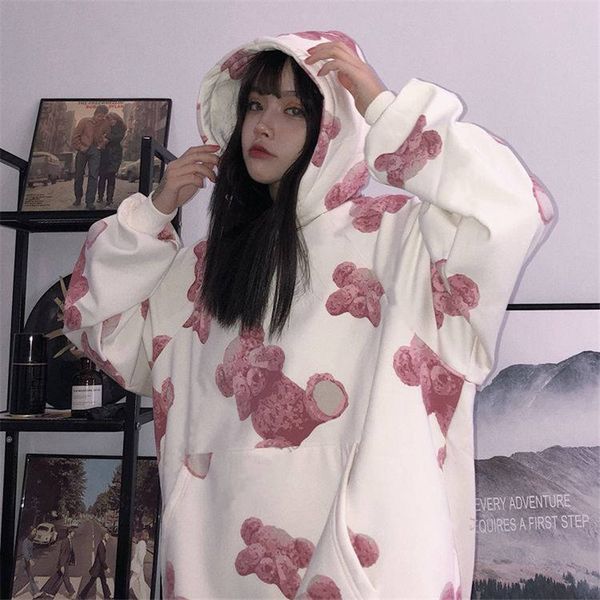 harajuku bear printed hooded loose long sleeve ulzzang streetwear females cute animal print hoodie funny girl, Black
harajuku bear printed hooded loose long sleeve ulzzang streetwear females cute animal print hoodie funny girl, Black