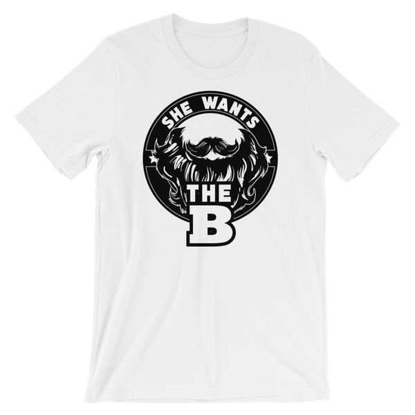 she wants the b beard short-sleeve t-shirt harajuku fashion classic tee shirt
she wants the b beard short-sleeve t-shirt harajuku fashion classic tee shirt