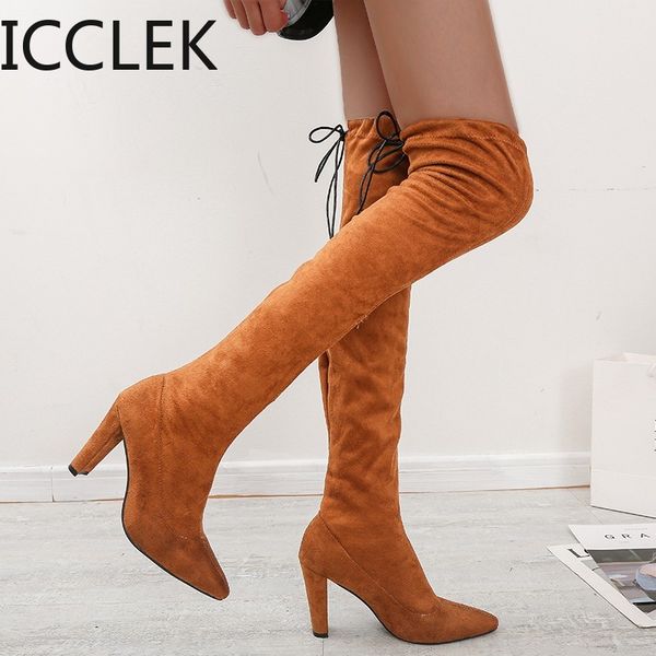 boots thigh high plus size heels women faux suede over-the-knee boot autumn female winter shoes botines mujer, Black
boots thigh high plus size heels women faux suede over-the-knee boot autumn female winter shoes botines mujer, Black