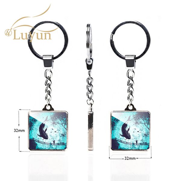 luyun landscape oil painting pattern double-side keychain square crystal glass key chain can be custom wholesale, Silver
luyun landscape oil painting pattern double-side keychain square crystal glass key chain can be custom wholesale, Silver