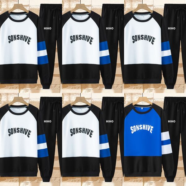 2020 new spring and autumn youth student round coat sweater coatneck sweater men's casual coat long sleeve trendy two-piece suit dix2a, Black
2020 new spring and autumn youth student round coat sweater coatneck sweater men's casual coat long sleeve trendy two-piece suit dix2a, Black