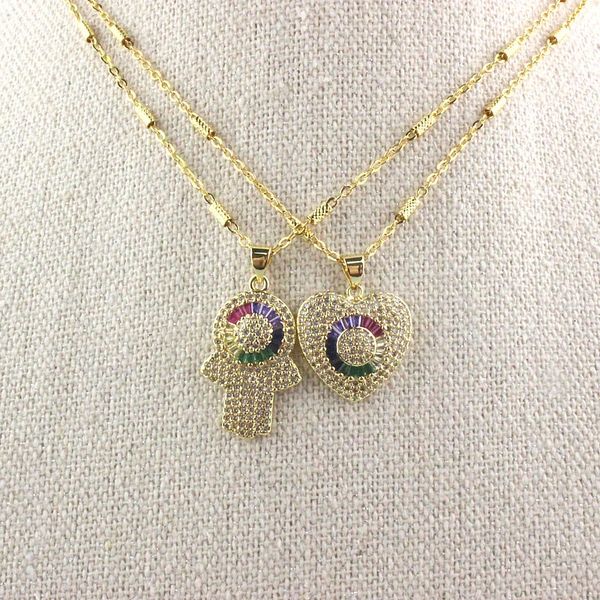 pendant necklaces 18inch 10pcs/lot design cubic zircon necklace,colorful cz plam/heart shape component,plated chain necklace wholesale, Silver
pendant necklaces 18inch 10pcs/lot design cubic zircon necklace,colorful cz plam/heart shape component,plated chain necklace wholesale, Silver