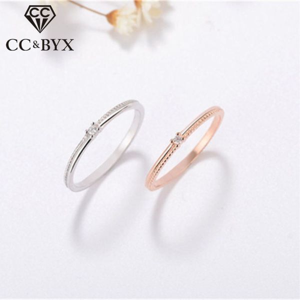 cluster rings simple sterling silver for women single cubic zirconia drill tail ring double color engagement party accessories 1473, Golden;silver
cluster rings simple sterling silver for women single cubic zirconia drill tail ring double color engagement party accessories 1473, Golden;silver