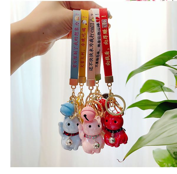 ins super fire cartoon creative japanese cute lucky cat keychain pendant car men and women bag ornaments, Silver
ins super fire cartoon creative japanese cute lucky cat keychain pendant car men and women bag ornaments, Silver