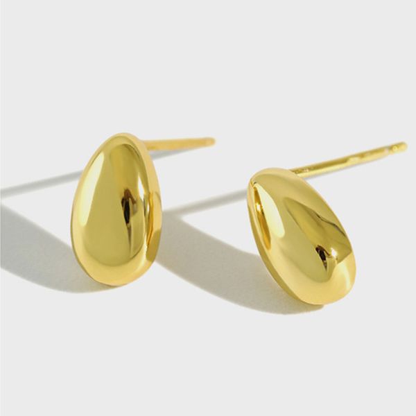 stud flyleaf 925 sterling silver earrings for women simple glossy water drop sweet 18k gold earings fashion jewelry party, Golden;silver
stud flyleaf 925 sterling silver earrings for women simple glossy water drop sweet 18k gold earings fashion jewelry party, Golden;silver