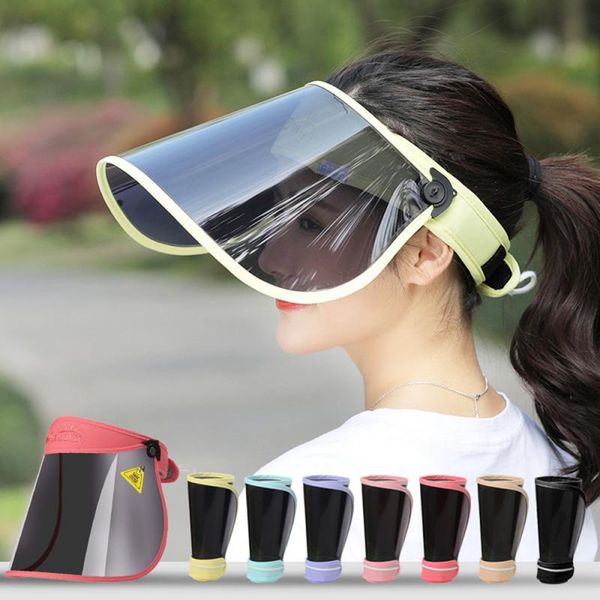 adjustable women transparent sun visor hat cap uv protection cover flexible summer cap sun-proof sun hat female, Black
adjustable women transparent sun visor hat cap uv protection cover flexible summer cap sun-proof sun hat female, Black