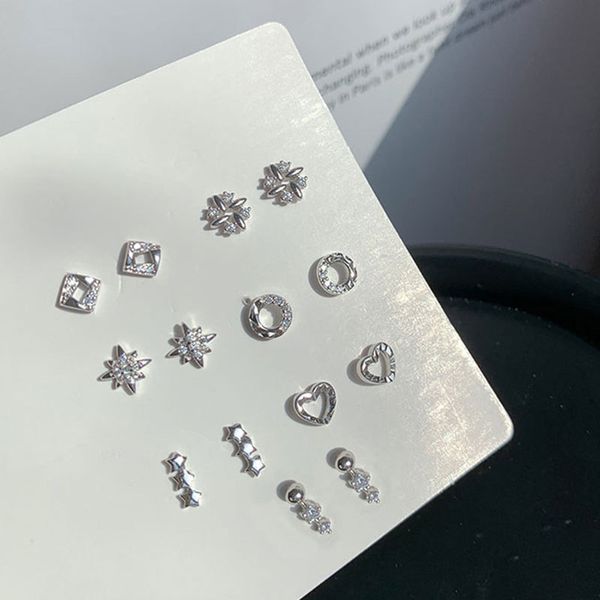 925 sterling silver earring cute mini cross star triangle ball round stud earring simple trend female girl boy silver ear jewelr, Golden;silver
925 sterling silver earring cute mini cross star triangle ball round stud earring simple trend female girl boy silver ear jewelr, Golden;silver