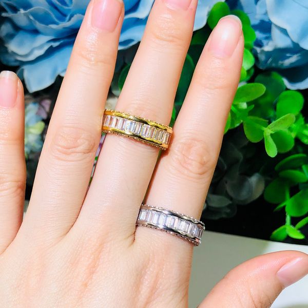 wedding rings qoolady luxury baguette micro pave full white cubic zirconia round for fashion ladies engagement jewelry f049, Slivery;golden
wedding rings qoolady luxury baguette micro pave full white cubic zirconia round for fashion ladies engagement jewelry f049, Slivery;golden
