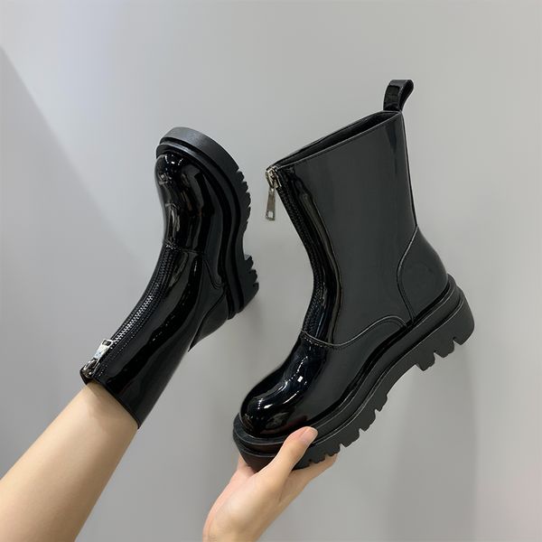 lady boots shoes boots-women zipper luxury designer round toe booties woman 2020 low heel ladies black autumn rock fashion
lady boots shoes boots-women zipper luxury designer round toe booties woman 2020 low heel ladies black autumn rock fashion