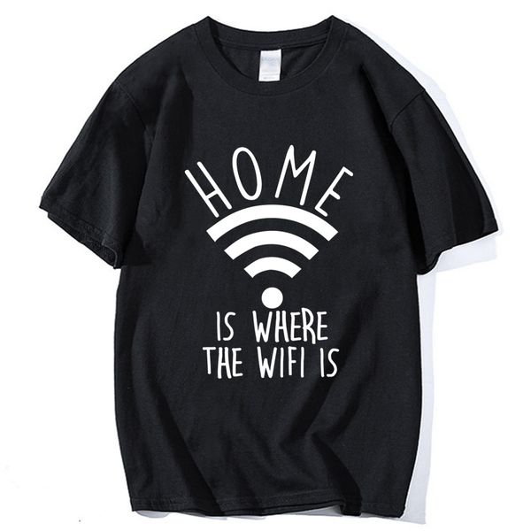 home is where the wifi is t shirt 2019 novelty cool classic brand short sleeve hip hop tee men's t-shirt
home is where the wifi is t shirt 2019 novelty cool classic brand short sleeve hip hop tee men's t-shirt