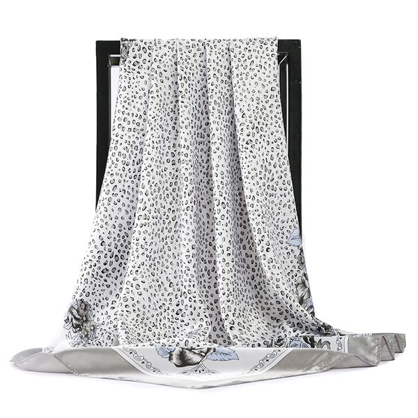 fashion leopard print scarves for women silkl satin hijab scarf female 90cm*90cm luxury square shawl head scarfs for ladies 2020, Blue;gray
fashion leopard print scarves for women silkl satin hijab scarf female 90cm*90cm luxury square shawl head scarfs for ladies 2020, Blue;gray