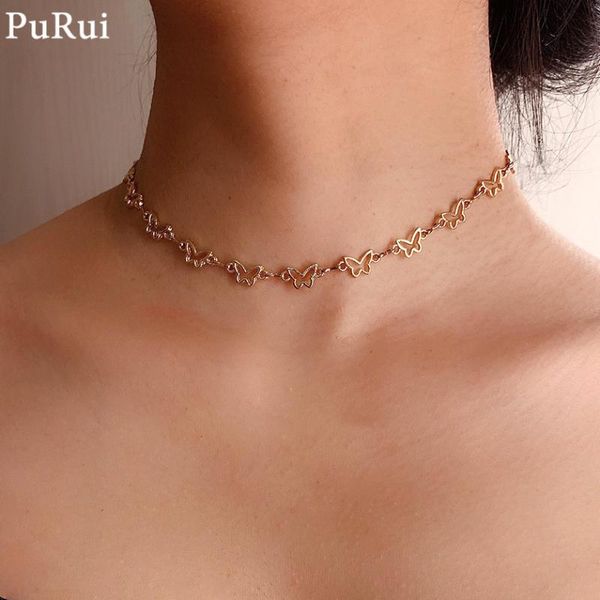 pendant necklaces minimalist butterfly chain choker necklace simple gothic collar for women kpop fashion neck jewelry, Silver
pendant necklaces minimalist butterfly chain choker necklace simple gothic collar for women kpop fashion neck jewelry, Silver