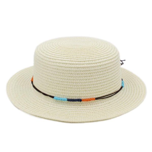 mistdawn women ladies straw boater hat sailor bowler summer beach flat cap sun protection w/ diy braided hatband size 7 1/8, Blue;gray
mistdawn women ladies straw boater hat sailor bowler summer beach flat cap sun protection w/ diy braided hatband size 7 1/8, Blue;gray