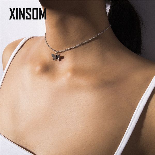 xinsom butterfly chokers necklace for women gold silver color party wedding short necklace collier fashion jewelry gift 20xs906, Golden;silver
xinsom butterfly chokers necklace for women gold silver color party wedding short necklace collier fashion jewelry gift 20xs906, Golden;silver