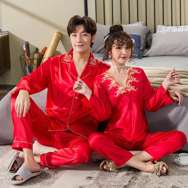 men's sleepwear couples kimono bathrobe gown casual 2pcs nightgown sleep set nightwear red chinese style bridal wedding gift, Black;brown
men's sleepwear couples kimono bathrobe gown casual 2pcs nightgown sleep set nightwear red chinese style bridal wedding gift, Black;brown