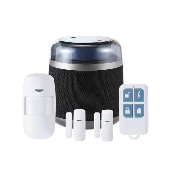 smart home multi-function bt speaker alarm set wifi alarm 433 wireless anti-theft for home security system kits
smart home multi-function bt speaker alarm set wifi alarm 433 wireless anti-theft for home security system kits