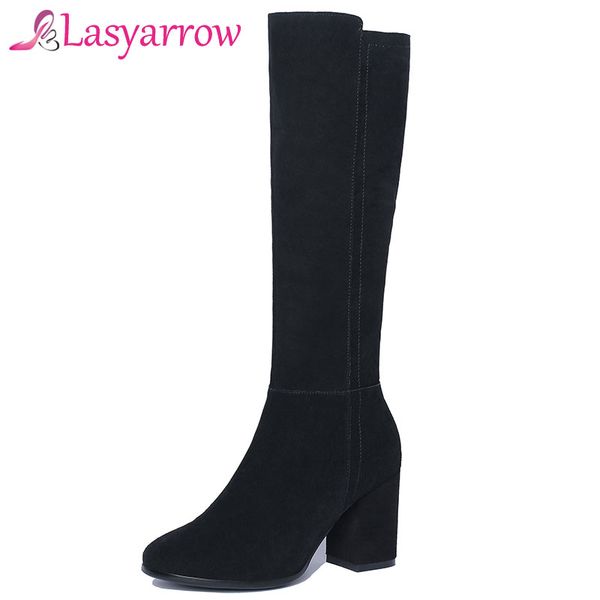 boots lasyarrow 2021 autumn for women black suede basic knight zipper round toe chunky high heel knee
boots lasyarrow 2021 autumn for women black suede basic knight zipper round toe chunky high heel knee