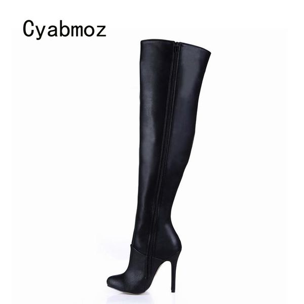cyabmoz women boots shoes woman winter snow zapatillas botas zapatos mujer over knee high heels zip for club party ladies shoes, Black
cyabmoz women boots shoes woman winter snow zapatillas botas zapatos mujer over knee high heels zip for club party ladies shoes, Black
