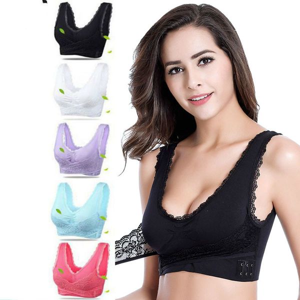 women bra push up bralette lingerie underwear brassiere front closure bras for women big size sleep bra femme bh, Red;black
women bra push up bralette lingerie underwear brassiere front closure bras for women big size sleep bra femme bh, Red;black