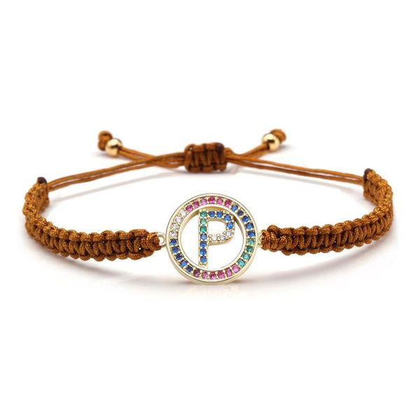 charm bracelets shiny multicolor cz crystal 26 alphabet luxurious bracelet black red blue green earth yellow cord macrame zircon jewelry, Golden;silver
charm bracelets shiny multicolor cz crystal 26 alphabet luxurious bracelet black red blue green earth yellow cord macrame zircon jewelry, Golden;silver