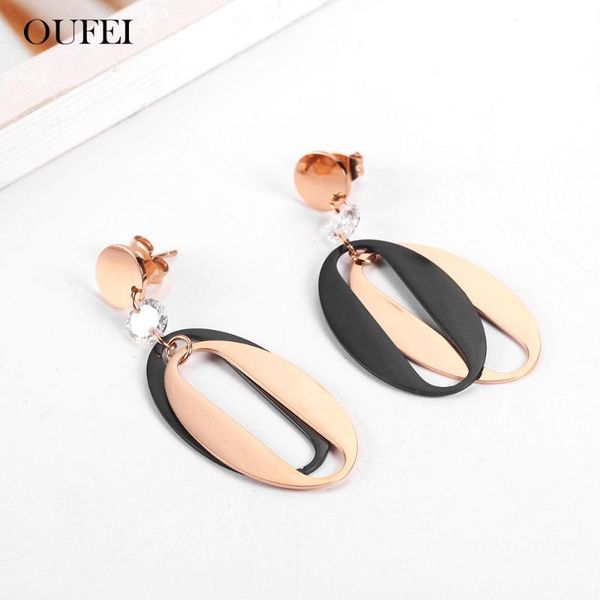 oufei drop earrings stainless steel jewelry woman 2020 rose gold earrings for women fine jewelry accessories bohemian, Silver
oufei drop earrings stainless steel jewelry woman 2020 rose gold earrings for women fine jewelry accessories bohemian, Silver