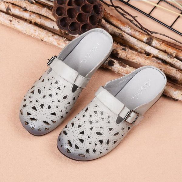 2020 summer new women slippers cover toes genuine leather shoes flat slippers comfortable soft bottom vintage style sandals slip, Black
2020 summer new women slippers cover toes genuine leather shoes flat slippers comfortable soft bottom vintage style sandals slip, Black