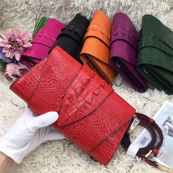 authentic alligator scale skin female foldable purse lady phone clutch genuine crocodile leather women single cross shoulder bag
authentic alligator scale skin female foldable purse lady phone clutch genuine crocodile leather women single cross shoulder bag