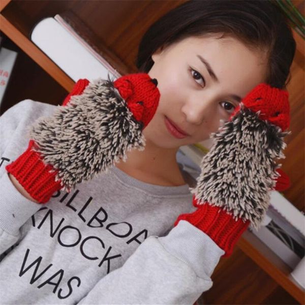 five fingers gloves ygyeeg warm cartoon hedgehog winter women hand warmers knit cotton wris mittens guantes mujer femme girls fashion, Blue;gray
five fingers gloves ygyeeg warm cartoon hedgehog winter women hand warmers knit cotton wris mittens guantes mujer femme girls fashion, Blue;gray