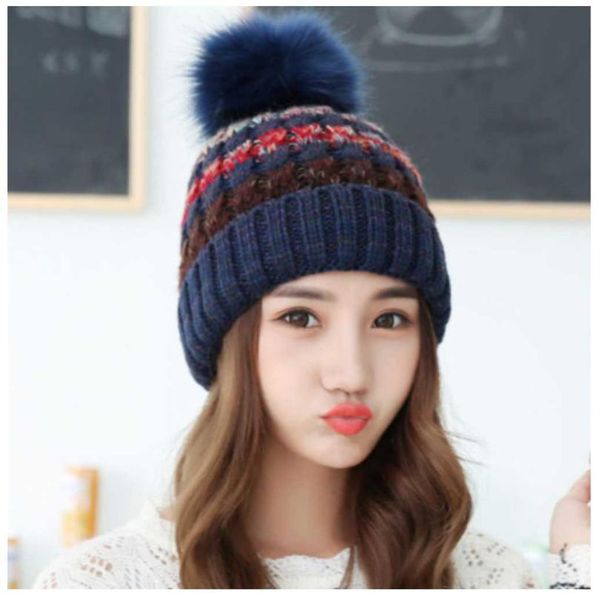 2020 new brand design beanies women girl 's winter hats crochet cap fur knitted pompons ball warm gorros thick female cap, Blue;gray
2020 new brand design beanies women girl 's winter hats crochet cap fur knitted pompons ball warm gorros thick female cap, Blue;gray