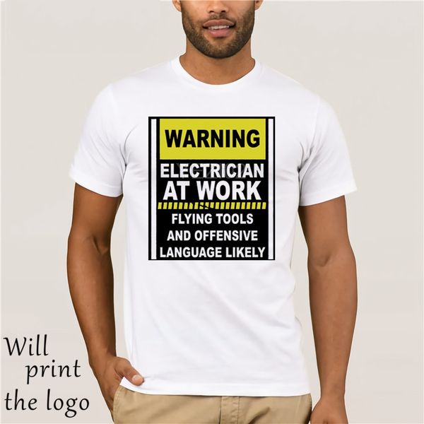 warning electrician at work men's t shirt
warning electrician at work men's t shirt