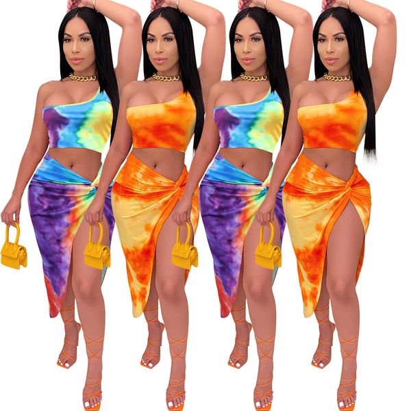 tie-dyed skinny split two piece sets fashion casual female clothing summer women designer 2 piece dress, White
tie-dyed skinny split two piece sets fashion casual female clothing summer women designer 2 piece dress, White