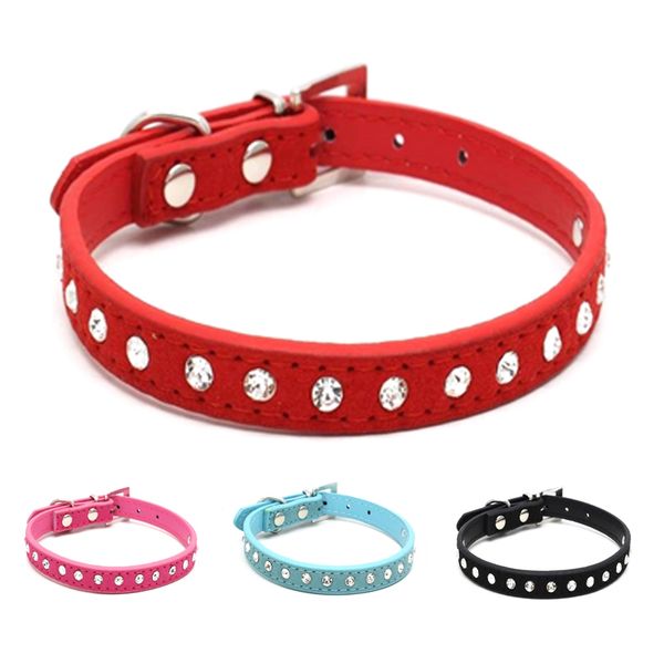dog collars & leashes suede leather diamante crystal small pet for puppy kitten adjustable one row rhinestone neck strap dogs
dog collars & leashes suede leather diamante crystal small pet for puppy kitten adjustable one row rhinestone neck strap dogs