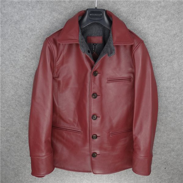 men's leather & faux sales winter horseskin classic brakeman genuine jackets vintage style long jacket warm wool coat, Black
men's leather & faux sales winter horseskin classic brakeman genuine jackets vintage style long jacket warm wool coat, Black
