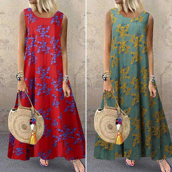 casual dresses bohemian polka dot maxi dress women's sundress 2021 zanzea sleeveless tank vestidos female o neck party robe plus size, Black;gray
casual dresses bohemian polka dot maxi dress women's sundress 2021 zanzea sleeveless tank vestidos female o neck party robe plus size, Black;gray