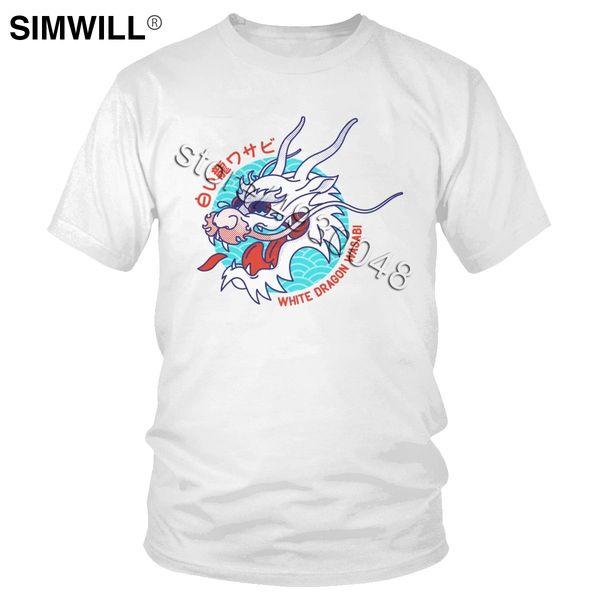 white dragon wasabi t shirt men 100% cotton kaiju t-shirts short sleeves o neck streetwear big size tee gift
white dragon wasabi t shirt men 100% cotton kaiju t-shirts short sleeves o neck streetwear big size tee gift