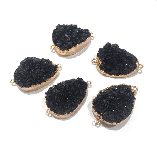 natural crystal cluster connector pendants agates charms for jewelry making necklace diy bracelet accessories wholesale, Bronze;silver
natural crystal cluster connector pendants agates charms for jewelry making necklace diy bracelet accessories wholesale, Bronze;silver