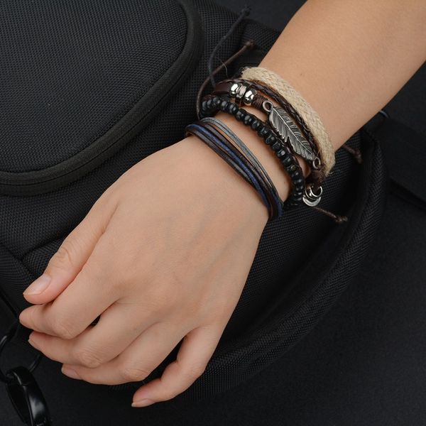 мода мужчины кожаный браслет 2020 новый минималистский стиль многослойный лист браслет дамы мужчины шарм стиль, Golden;silver
мода мужчины кожаный браслет 2020 новый минималистский стиль многослойный лист браслет дамы мужчины шарм стиль, Golden;silver