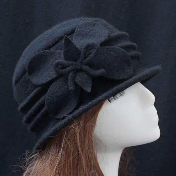 stingy brim hats seioum section 100% wool hat autumn winter middle-aged female soft women european tide dome felted, Blue;gray
stingy brim hats seioum section 100% wool hat autumn winter middle-aged female soft women european tide dome felted, Blue;gray