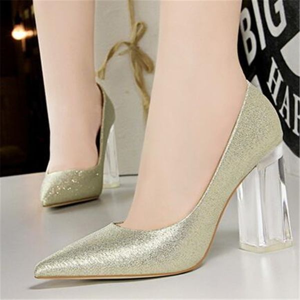 dress shoes woman pumps transparent pu heel wedding women's concise silk shallow high heels female office shoe big size 34-43, Black
dress shoes woman pumps transparent pu heel wedding women's concise silk shallow high heels female office shoe big size 34-43, Black