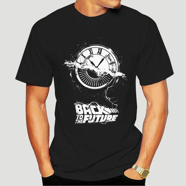 back to the future movie wheel of time licensed t shirt cool casual pride t shirt new fashion tshirt loose-1318d