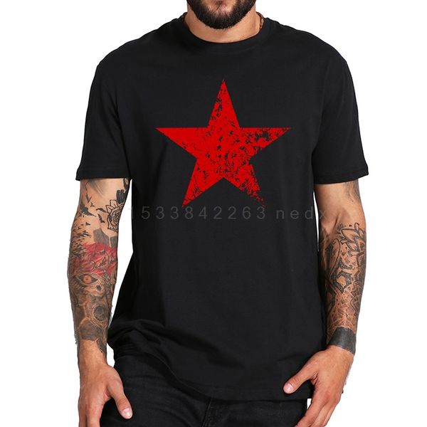 eu size 100% cotton t shirt red communist star tshirts fashion casual breathable fitness crew neck homme
eu size 100% cotton t shirt red communist star tshirts fashion casual breathable fitness crew neck homme