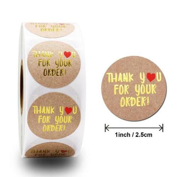 500pcs/roll thank you sticker different style kraft seal label sticker diy gift decoration and cake baking package diameter 1 inch 0259pack
500pcs/roll thank you sticker different style kraft seal label sticker diy gift decoration and cake baking package diameter 1 inch 0259pack