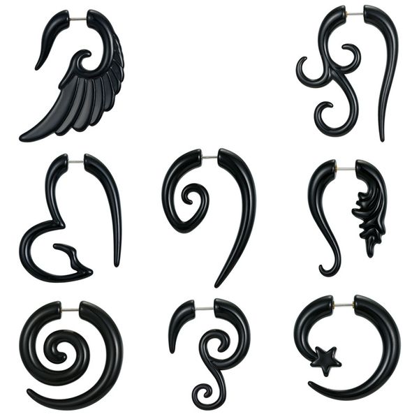 1pc gothic punk black спираль snail серег для мужчин женщины rock hip hop wing star сердце смола серьги партия ювелирных e4-р, Golden;silver
1pc gothic punk black спираль snail серег для мужчин женщины rock hip hop wing star сердце смола серьги партия ювелирных e4-р, Golden;silver