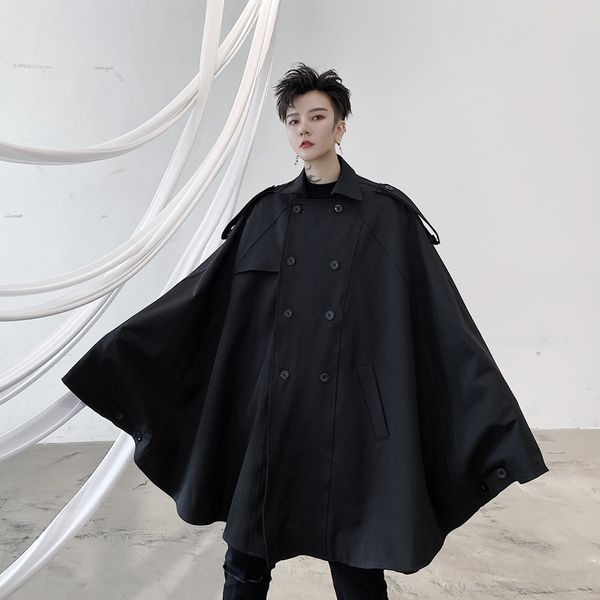 men's trench coats men double breasted cloak trenchcoat male women streetwear vintage fashion loose jacket outerwear, Tan;black
men's trench coats men double breasted cloak trenchcoat male women streetwear vintage fashion loose jacket outerwear, Tan;black